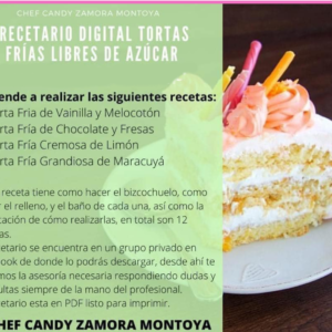 Tortas frias libre de azúcar