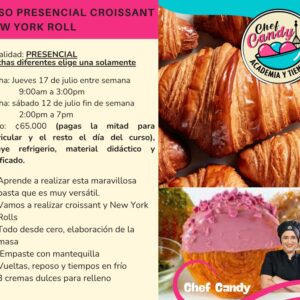 🥐 Curso Presencial de Croissants y New York Rolls en Heredia – Aprende Repostería Francesa desde Cero