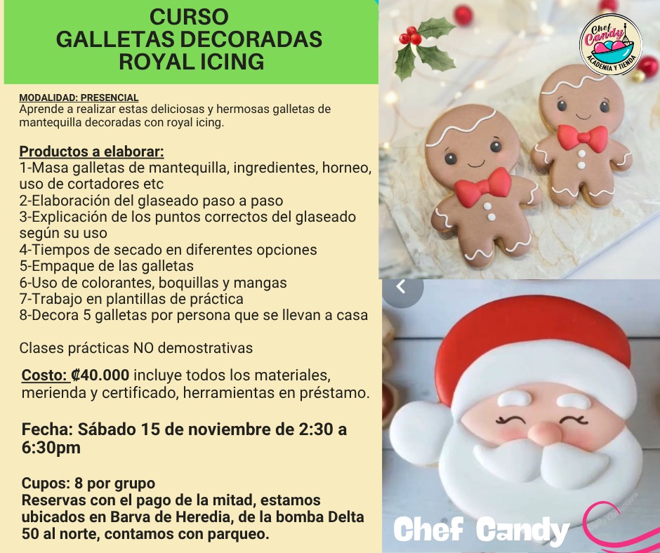 CURSO GALLETAS NAVIDEÑAS CURSO GALLETAS NAVIDEÑAS