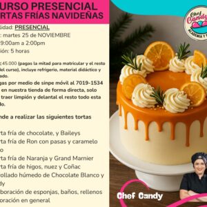 CURSO TORTAS FRÍAS NAVIDEÑAS